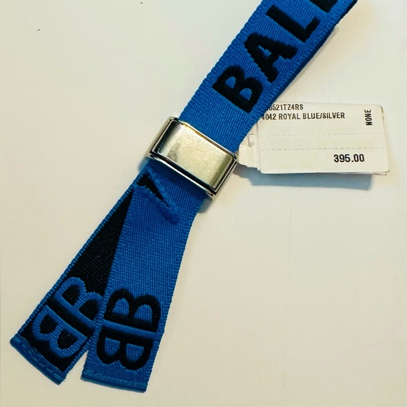 NWT Balenciaga Blue + Black Party Bracelet (FLAWED) - Picture 4 of 5